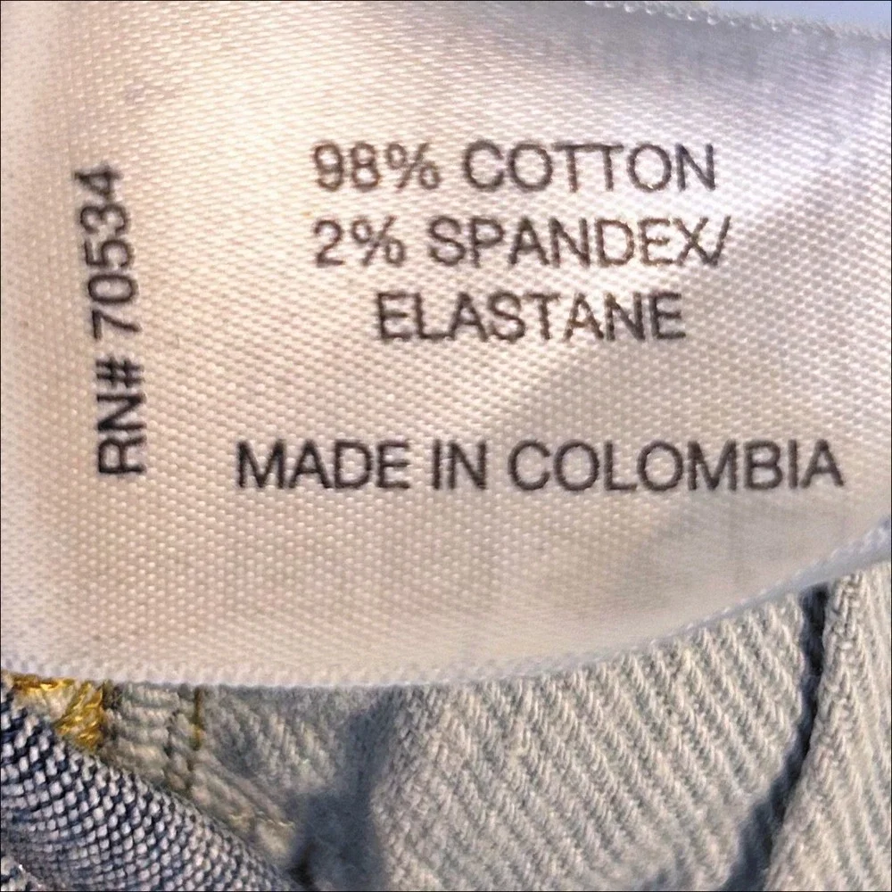 Orvis Jeans Mens 42x32 Straight Leg Medium Blue 5-Pocket Stretch Denim Outdoor